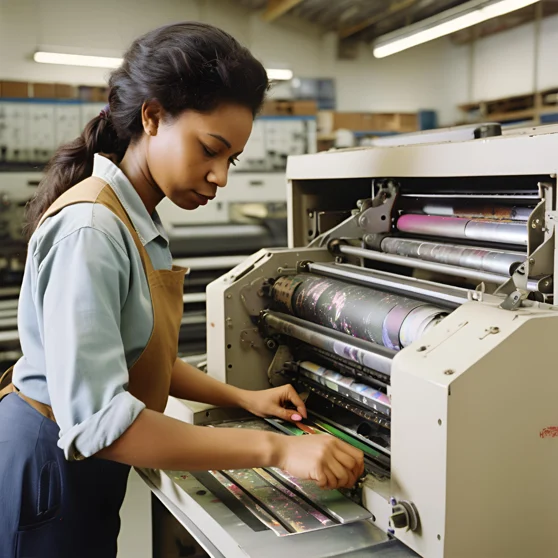 Impression machine OFFSET
